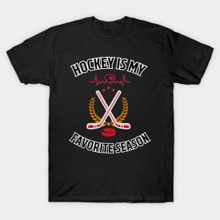 Hockey Short Favorite Season  Sweatshirt, Hockey Helmet T-Shirt